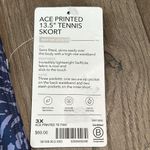 Athleta 17" Ace Printed High Rise Pocket Tennis Skirt Fiji Medieval Violet Sz 3X Photo 11