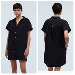 Madewell Collared Button-Front Mini Shirtdress size XS Photo 1