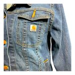 Carhartt Vintage  Women's Denim Jacket Indigo Blue Size SP Pockets Light Wash Photo 5