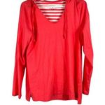 Sonoma  Coral Soft Long Sleeve Hoodie Medium Photo 0