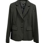 Antonio Melani Black Striped Fitted 2 Button Up Business Blazer Jacket Womens 4 Photo 3