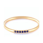 Boutique NEW Dainty 14k Gold Plated S925 Ring Black Melee Stackable Minimalist Band Sz 8 Photo 3