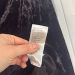 Free People perfect date black velvet cowl neck blouse xs Photo 6