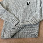 PINK - Victoria's Secret VS PINK Grey Knit Sweater Photo 4