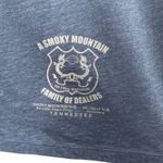 Harley Davidson Y2K Womens Blue Long Sleeve Shirt Tattoo Fairy Moto Biker Photo 8