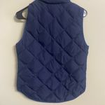J.Crew  Factory Size XS Navy Blue Vest Quilted Down Excursion High Neck Full Zip Photo 1