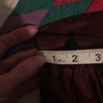 Vintage wine taffeta circle skirt with pockets Photo 8
