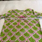 Buckhead Betties Swim coverup green and pink ruffle sleeves M Photo 9