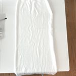 COMMENSE White Knit Halter Top Midi Maxi Skirt Matching Set Coord Small Photo 14