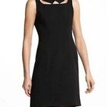 Anthropologie  Postmark Dress 00 Black Cut Collar Peter Pan Retro Pin Up Cochette Photo 0
