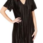 Like New Lilla P Flutter Sleeve Pleated
Velour Dress Black Size Small Photo 0