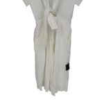 Lulus Palermo Perfection White Collared Midi Dress With Pockets Size S Photo 6