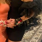 Amazon Black Mini Dress With Puff Sleeves Photo 0