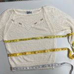 Erika , Women’s Ivory, Beaded Top,XS, 3/4 length sleeves, jewel neckline Photo 2