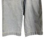 Oat New York Women’s Size 26 Wide Leg Crop Jeans Light Wash Blue Photo 2