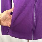 Columbia  Fleece Jacket Full Zip‎ Pockets Purple Activewear Coat Womens Medium Photo 2