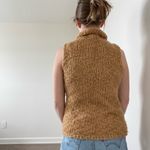 Vintage Expresss Chunky Knit Sleeveless Sweater Brown Size XS Photo 3