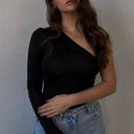 Kristinas Kloset One Shoulder Glove Bodysuit Photo 0