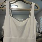 Lulus Timeless poise white rhinestone square neck backless maxi dress M NWT!!!! Photo 2