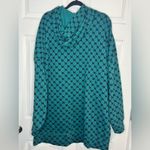 YITTY  Oversized Hoodie Sweatshirt/dress - Green/black - Size XXL/1X Photo 1