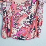 Anthropologie  Conditions Apply Floral Ruffle Shirt Photo 1