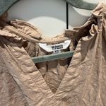 BB Dakota Textured Beige Blouse Photo 2