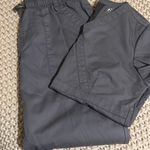 Scrub Top And Bottoms Set Gray Photo 0