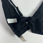 Aerie NWT Tie Back Triangle Bikini Top Swim Black Size Medium M NEW Photo 8
