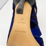 Alexa Wagner Heidi Pony Hair Cage Tassel Zip Stiletto Booties Sandals 37 / US 7 Size 6 Photo 11