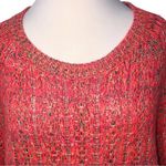 Anthropologie Moth Orange/Pink Marled Knit Sweater Small EUC Photo 2