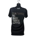 PINK - Victoria's Secret PINK Y2K "Together we make things happen" Sequin T-Shirt Photo 2