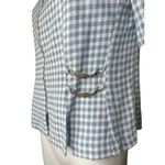 Betsy’s Things 1990”s Vintage Gem light blue Gingham print​​​​​ White Size M Photo 11