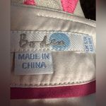 Stunning BODEN British Embroidered Pink Diamonds Tan Skirt w Pockets Skirt 8R Size 10 Photo 5