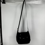 Baggallini  Day Trip Hobo Crossbody Shoulder Bag Adjustable Strap Nylon Black Photo 2