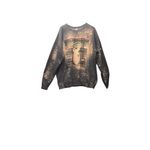 Tultex  Charcoal Gray Deer Graphic Crewneck Sweatshirt. Size XL Photo 1