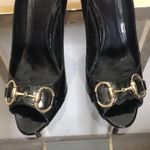 Gucci horse bit patent leather pump size 7.5 Photo 1
