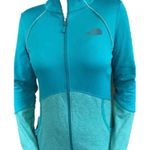 The North Face Womens Cinder 100 Jacket Full Zip Black Plum Blue Grey Photo 0