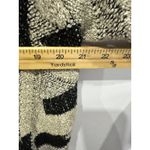 Lucky Brand  Cardigan L Black Beige Aztec Southwest Boho Festival Open Front Cozy Photo 5