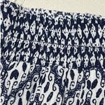 Alya Blue Geo-print Striped Column Skirt size Medium Photo 5