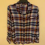 Lucky Brand Bungalow plaid flannel shirt button down Photo 0