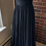 J.Crew Elegant Black Crepe Silk Strapless Dress Corset Bodice Dark Feminine Photo 0