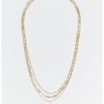 NEW Arula Altar’d State 18K Gold Plated Layered Statement Necklace Photo 1