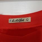 LA Girl Coral Summer Top Size L Photo 1