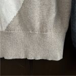 EUC Lilla P Cashmere Blend Chevron Color Block Cowl Sweater Photo 3