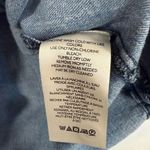 Anthropologie  Pilcro Ruffle Button Down Denim Blouse Sz Small EUC Photo 7