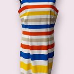 kim rogers Striped Sheath Dress Size 12 Photo 1