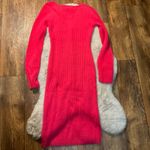 Jessica Simpson  Sweater Dress Long Sleeve Pink Size Large Knit NWT Photo 6