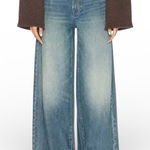 GRLFRND  
Luna Mid-Rise Wide Leg Jeans Size 28 NWT color - Jackson Photo 0