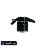 AB Studio  Women's Black Button Knit Cardigan Sweater V-Neck 3/4 Sleeve Size S Photo 3