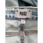 Paige  Verdugo Ankle Jeans Mid/Low Rise Distressed Light Vintage Wash Blue 25 Photo 7